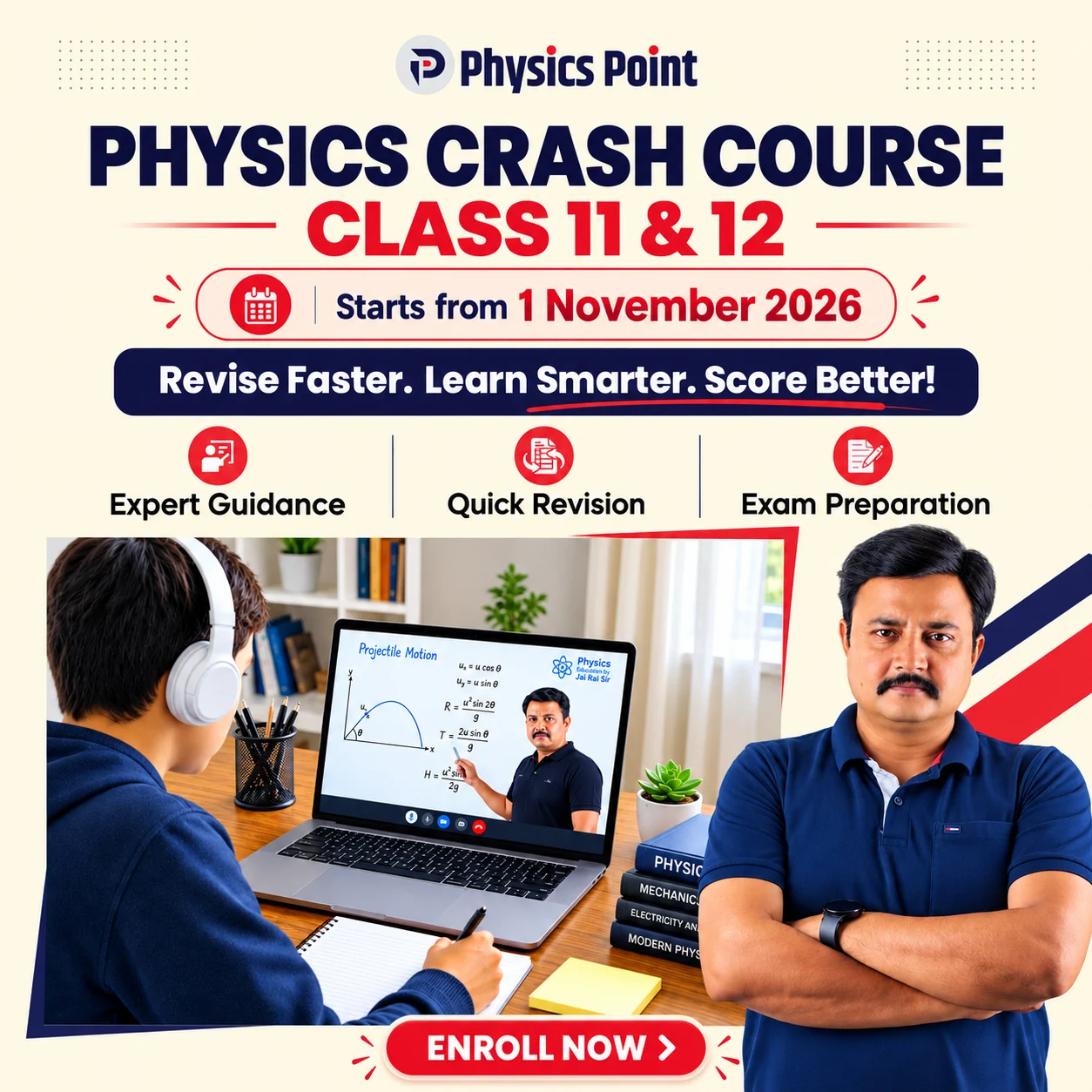 Physics Crash Course Class 11 and 12